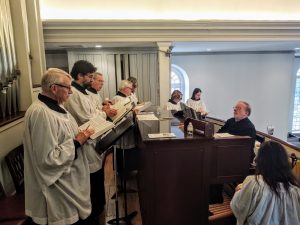 Choir in loft